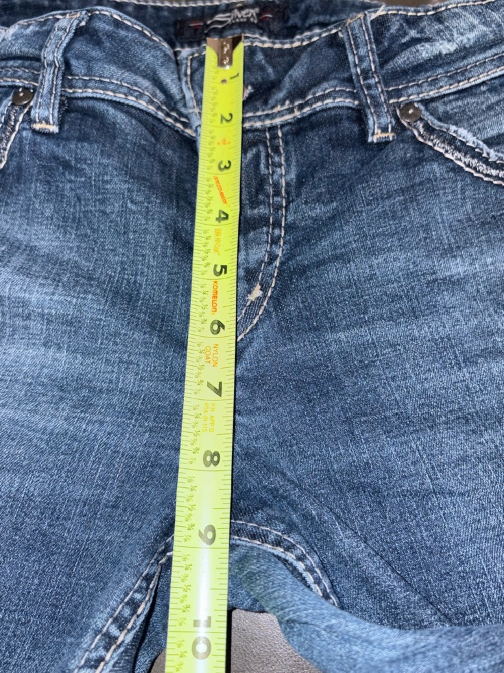 Silver Jeans Co Suki Ankle Slim Jeans W31 L27 Medium Wash Stretch Denim - Picture 10 of 11